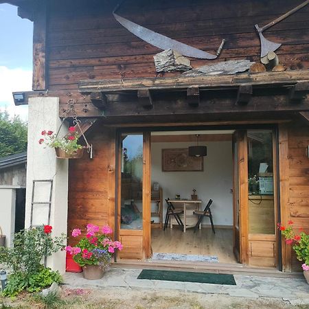Beau Studio Dans La Vallee De Chamonix Les Trabets Экстерьер фото